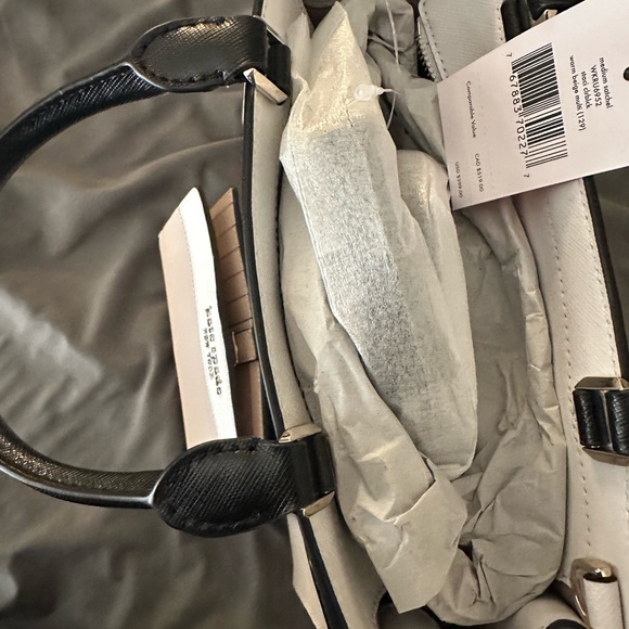 Kate Spade Cream and Black Satchel Set - Picture 3 of 5